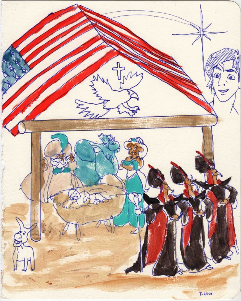 Nativity artwork
